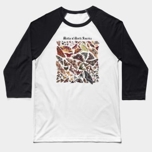 Moths of North America Baseball T-Shirt